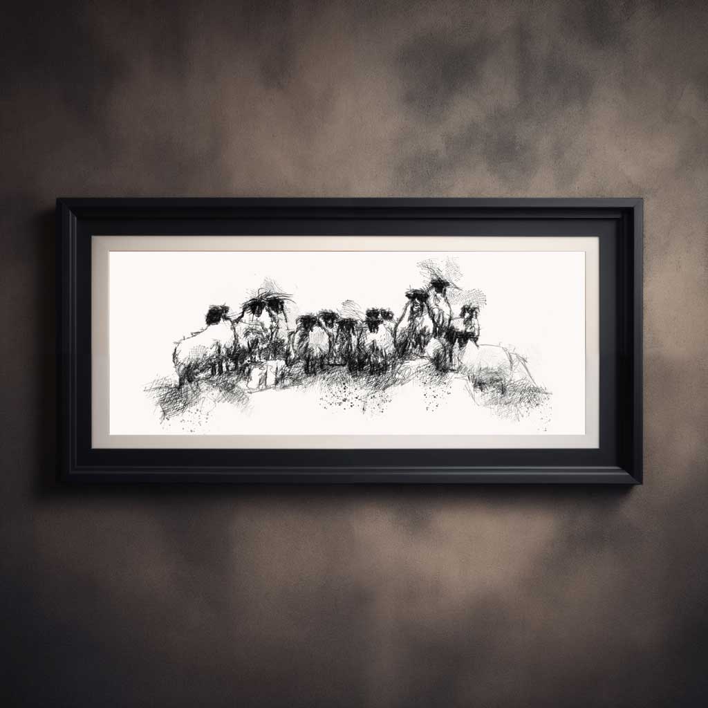 Sheep stack wide format