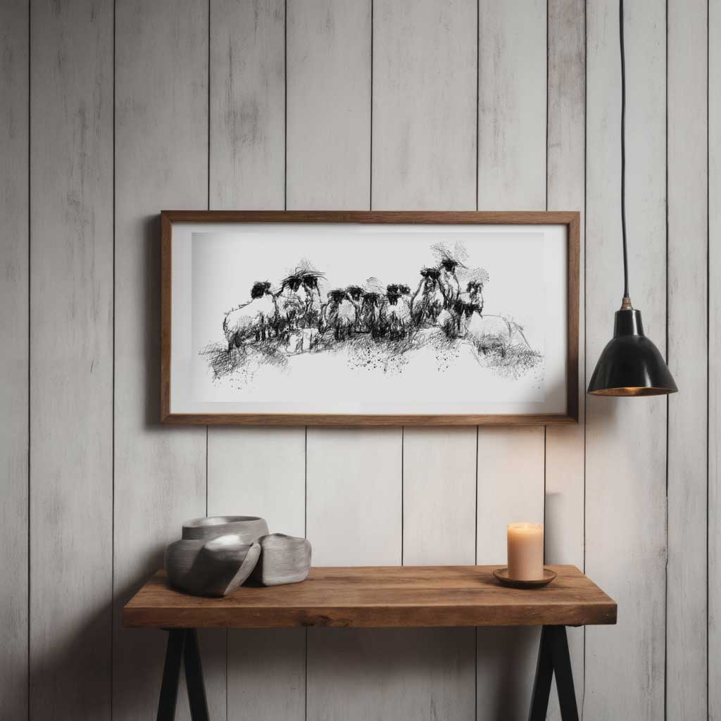 Sheep stack wide format
