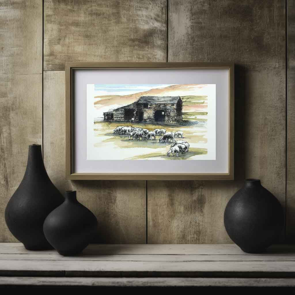 Sheep barn