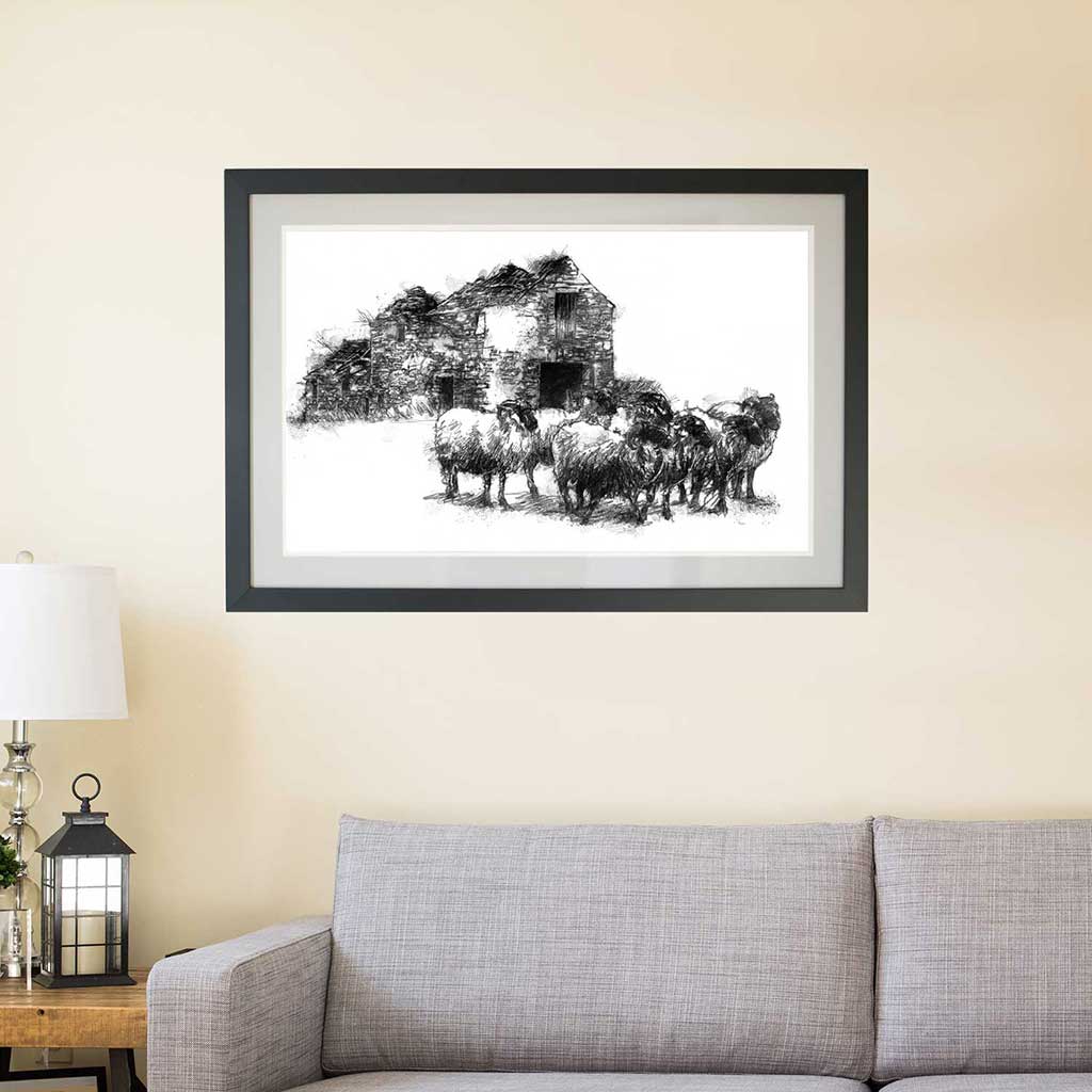 Sheep barn