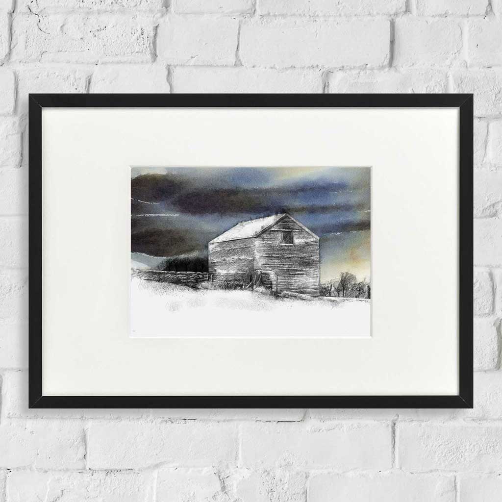Dales barn sky