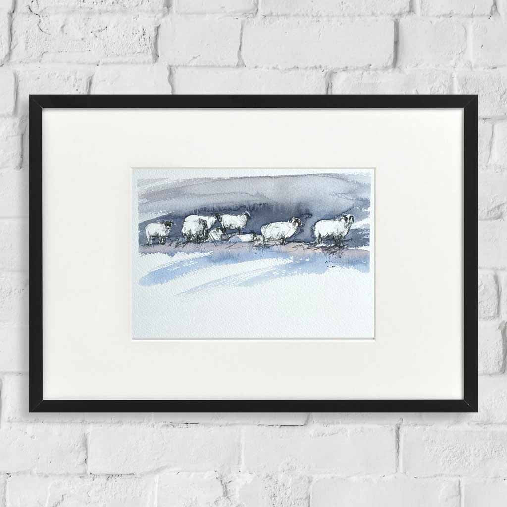 Snow sheep