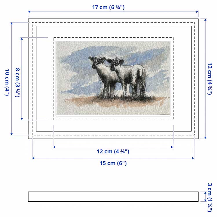 Spring lambs mini sketch