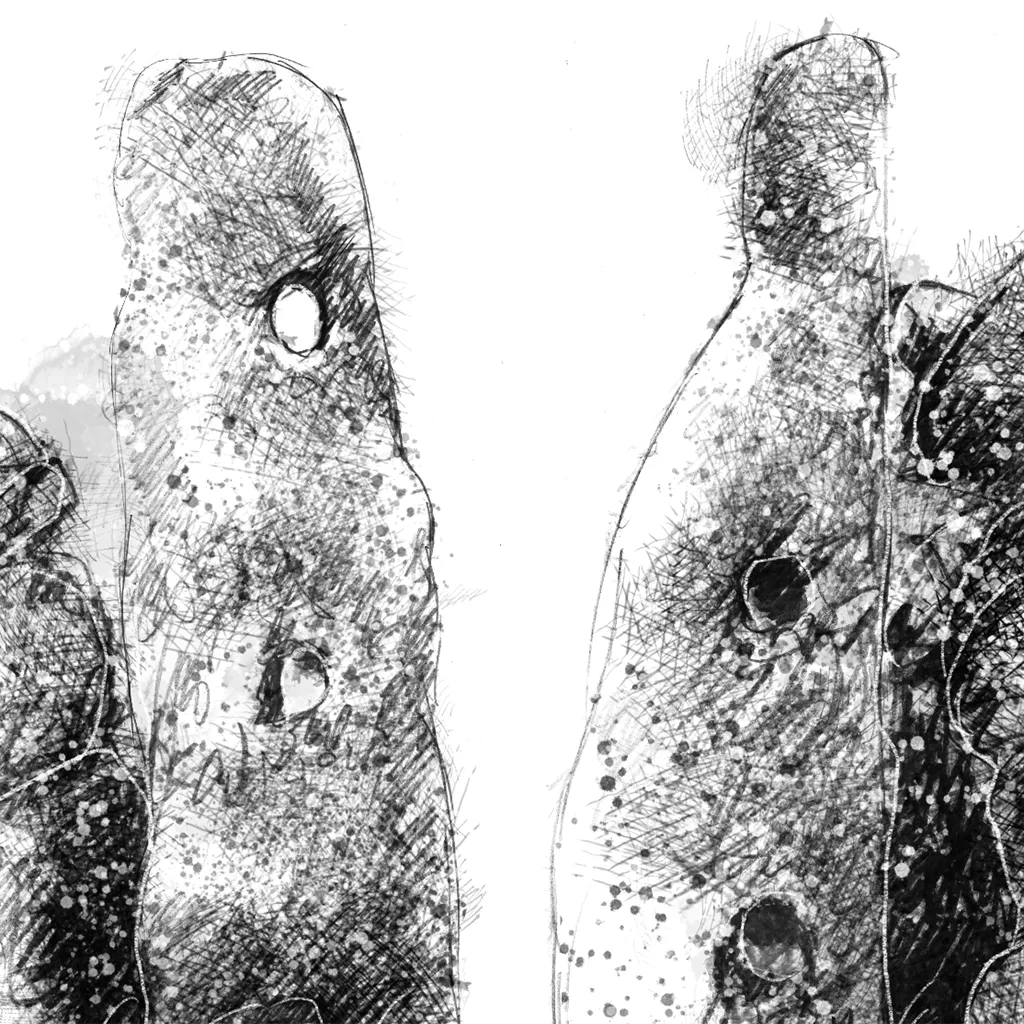 Squeeze stile - BW Sketch