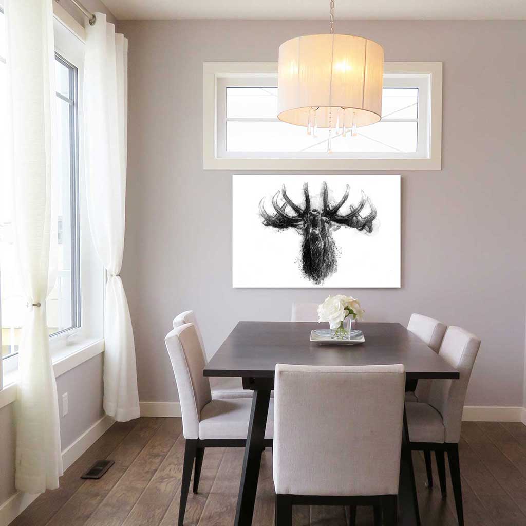 Bellowing stag