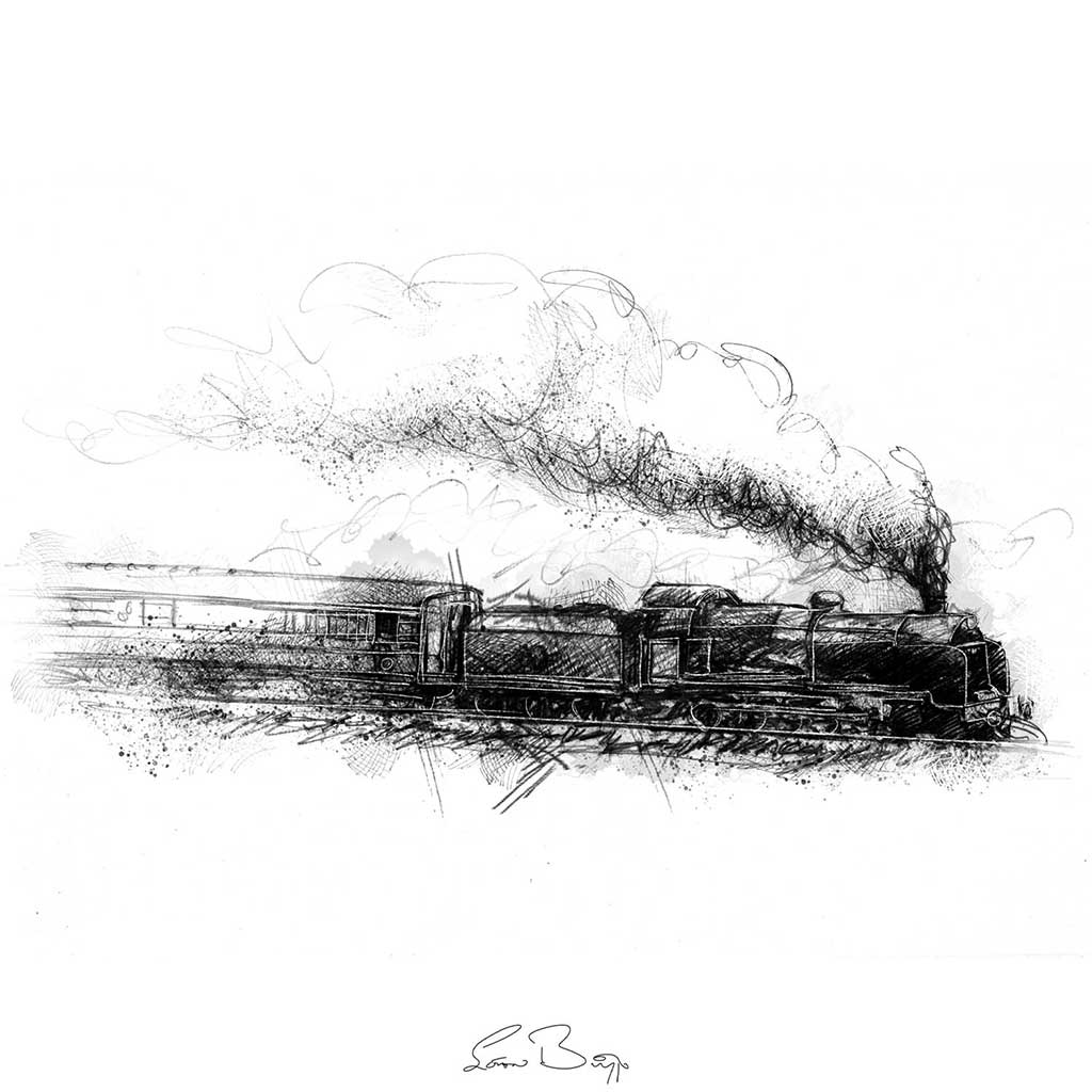 North Yorkshire steam train