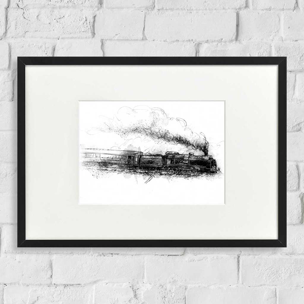 North Yorkshire steam train