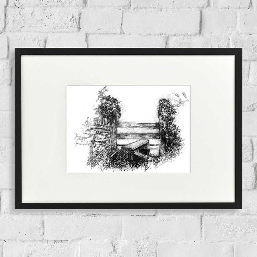 Wooden stile