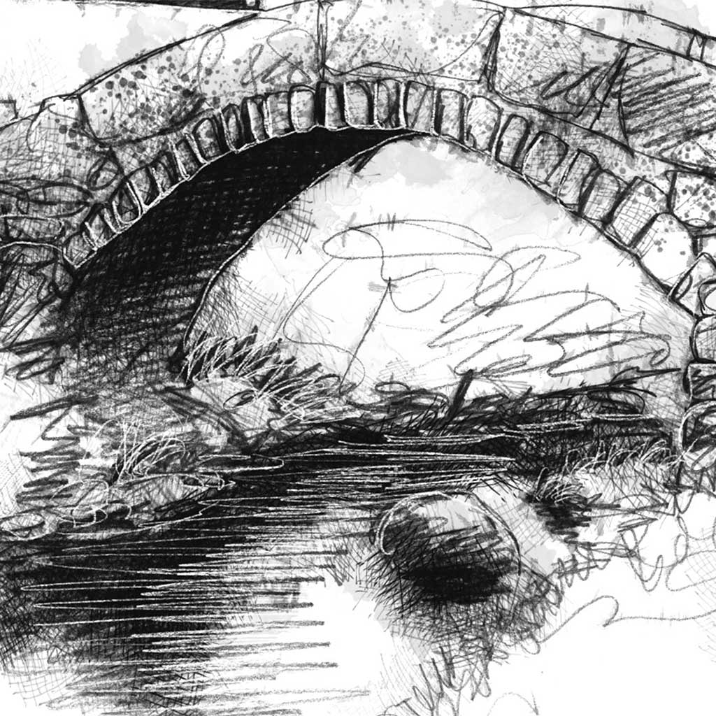 Old stone bridge Colden