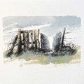 Old stone stile original mini sketch