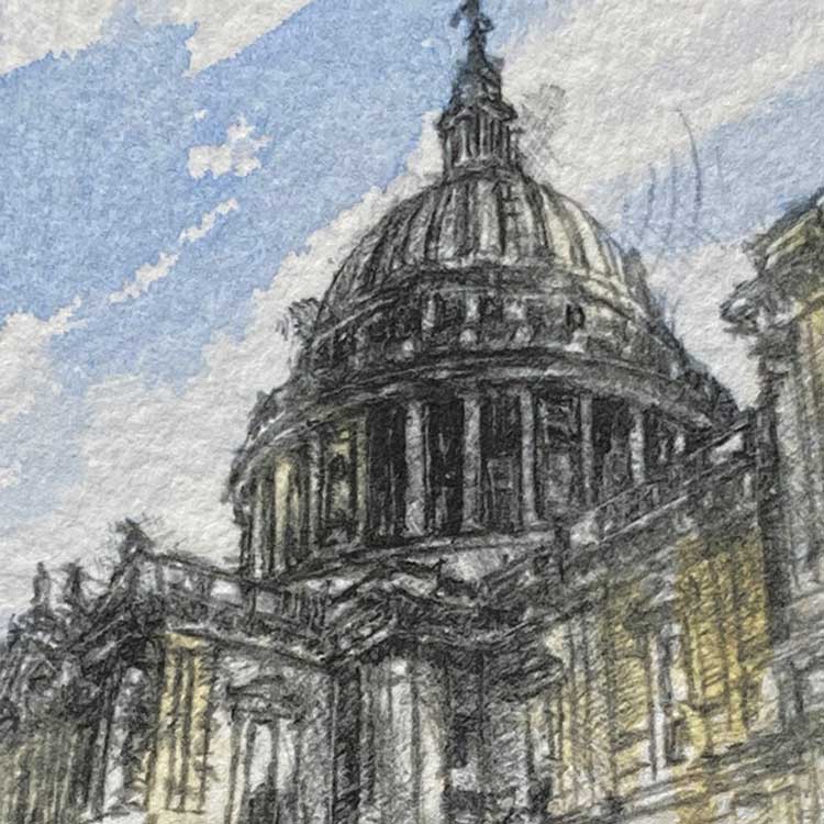 St Pauls mini sketch