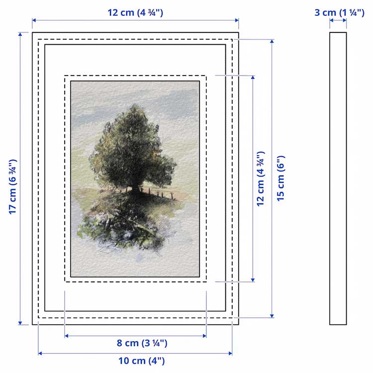 Tilberthwaite tree original sketch