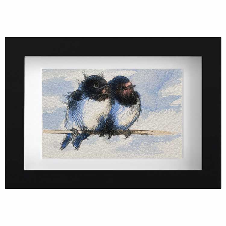 Summer swallows mini sketch