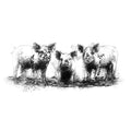 three little pigs sketch