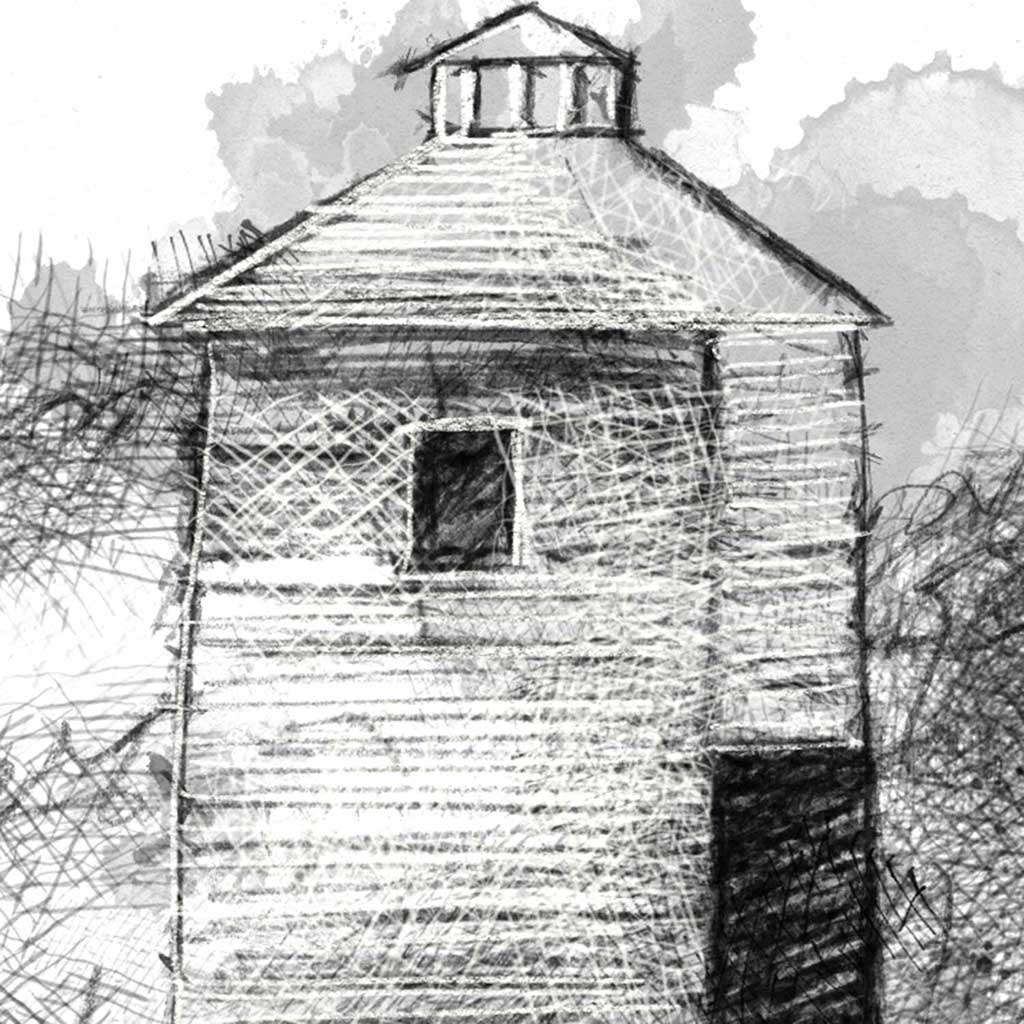 Wooden tower
