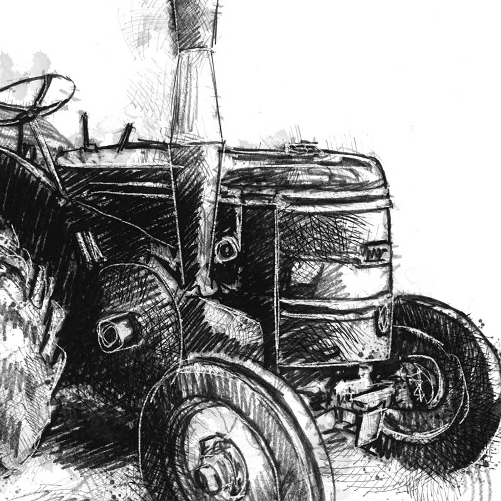Old tractor