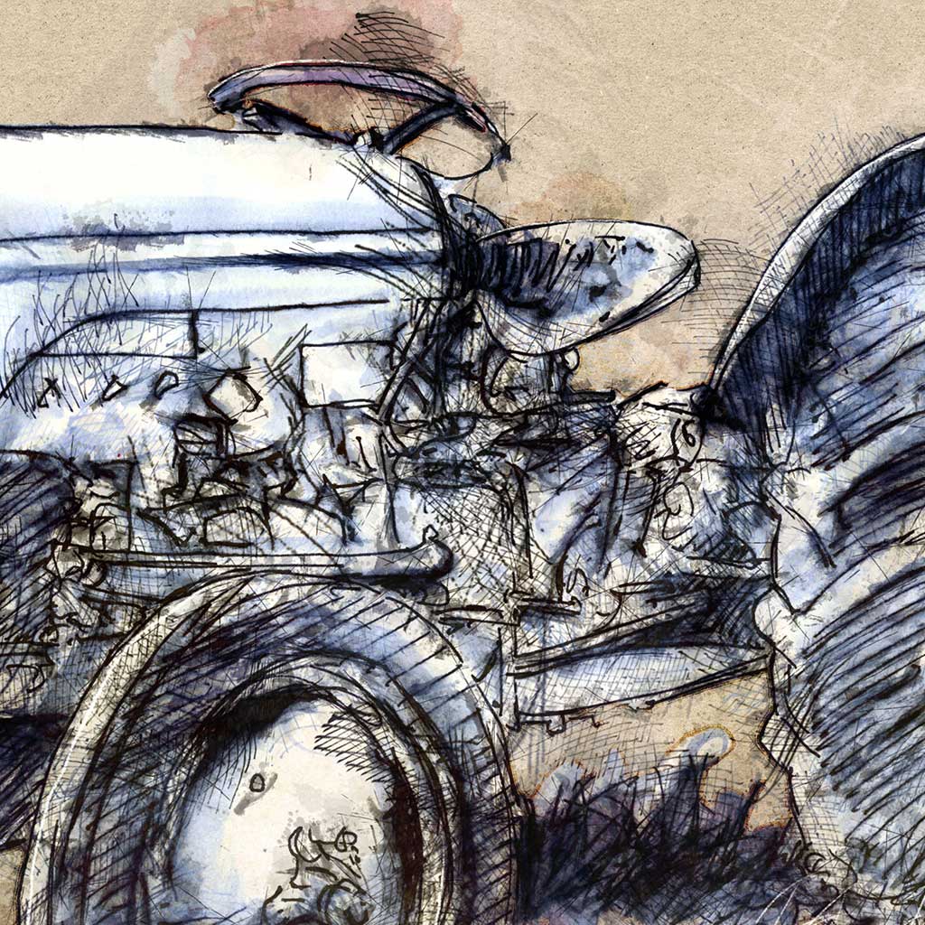 Old tractor