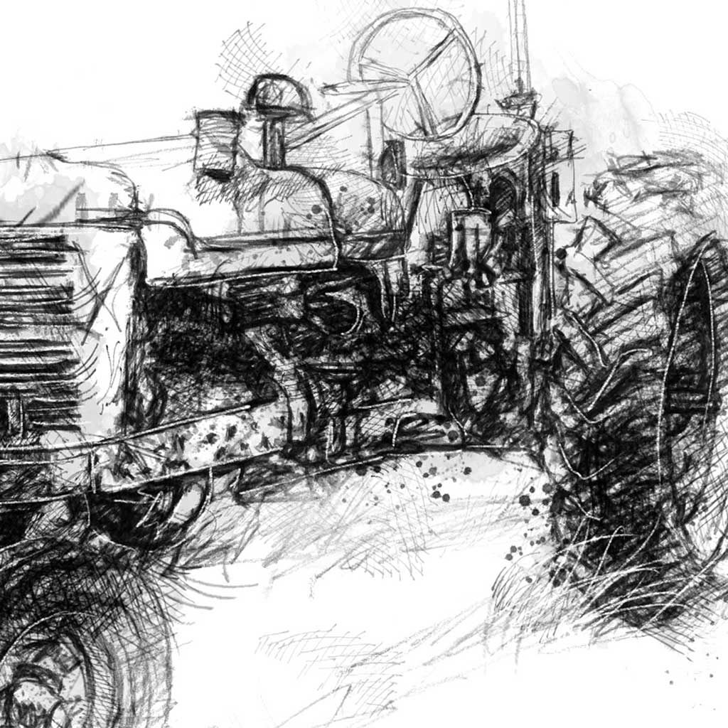 Old tractor