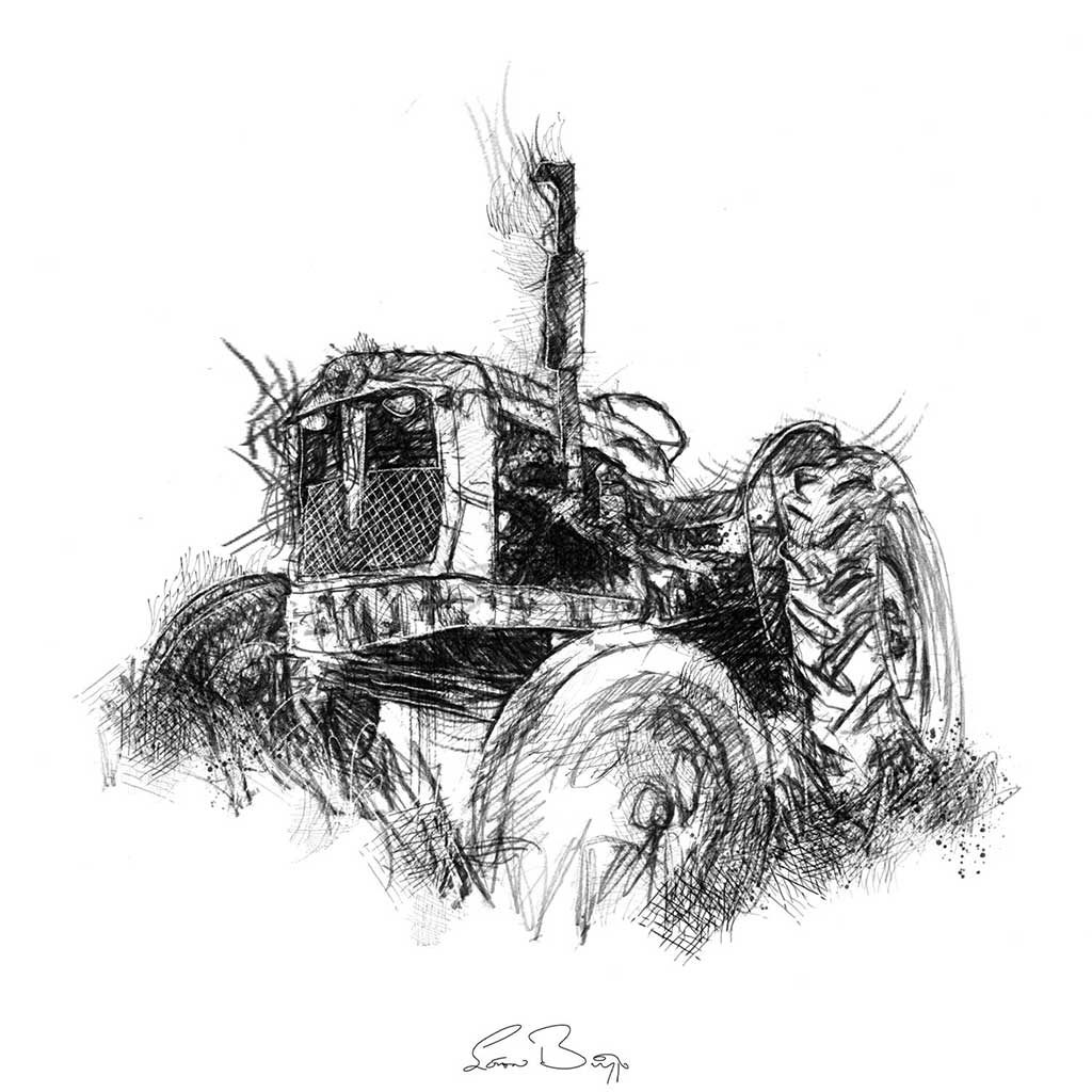 Tractor ruin
