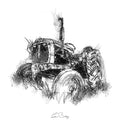 Tractor ruin