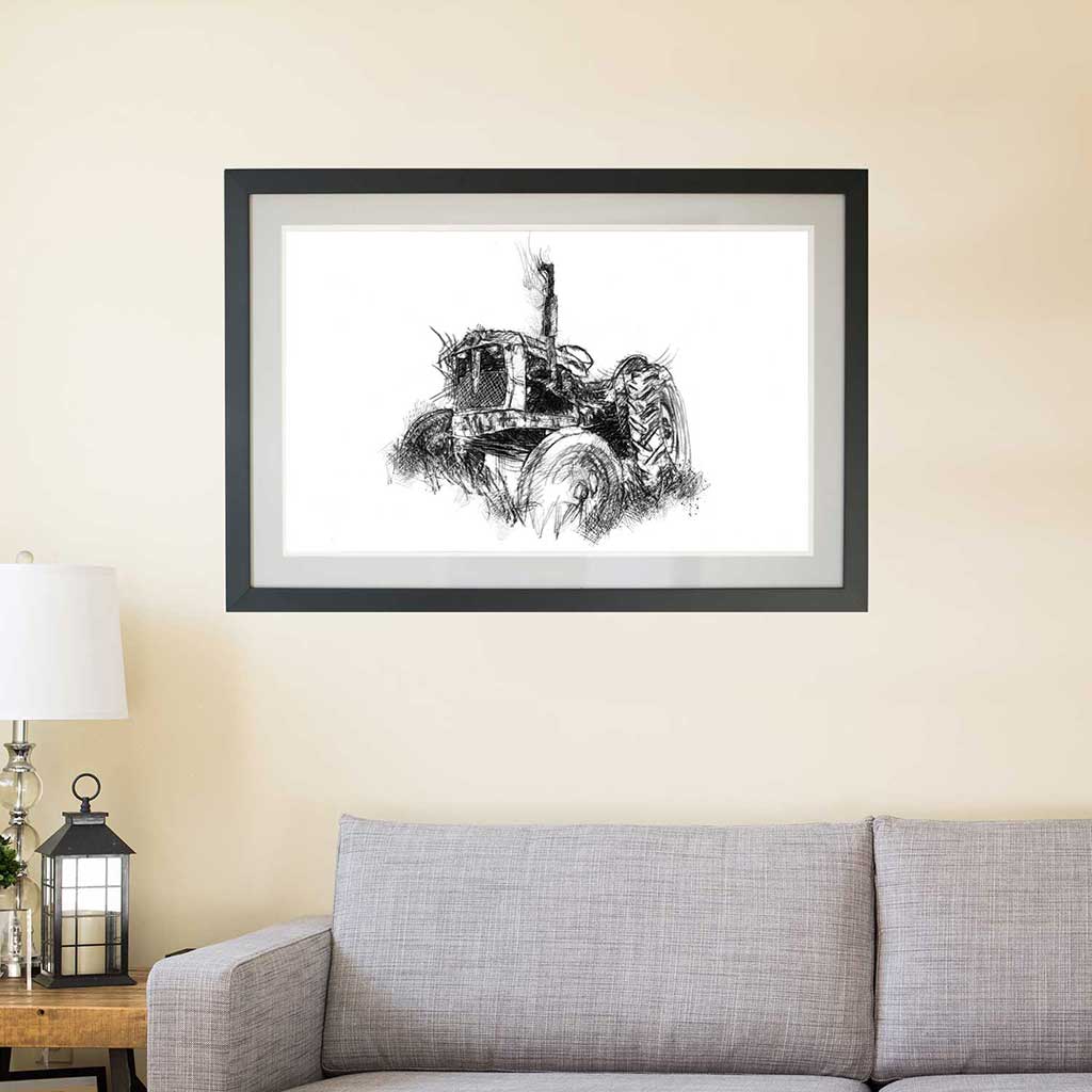 Tractor ruin