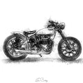 Triumph motorbike