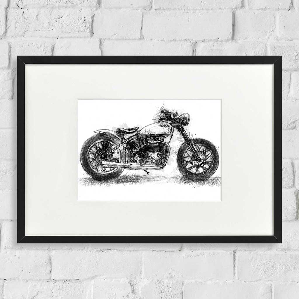 Triumph motorbike