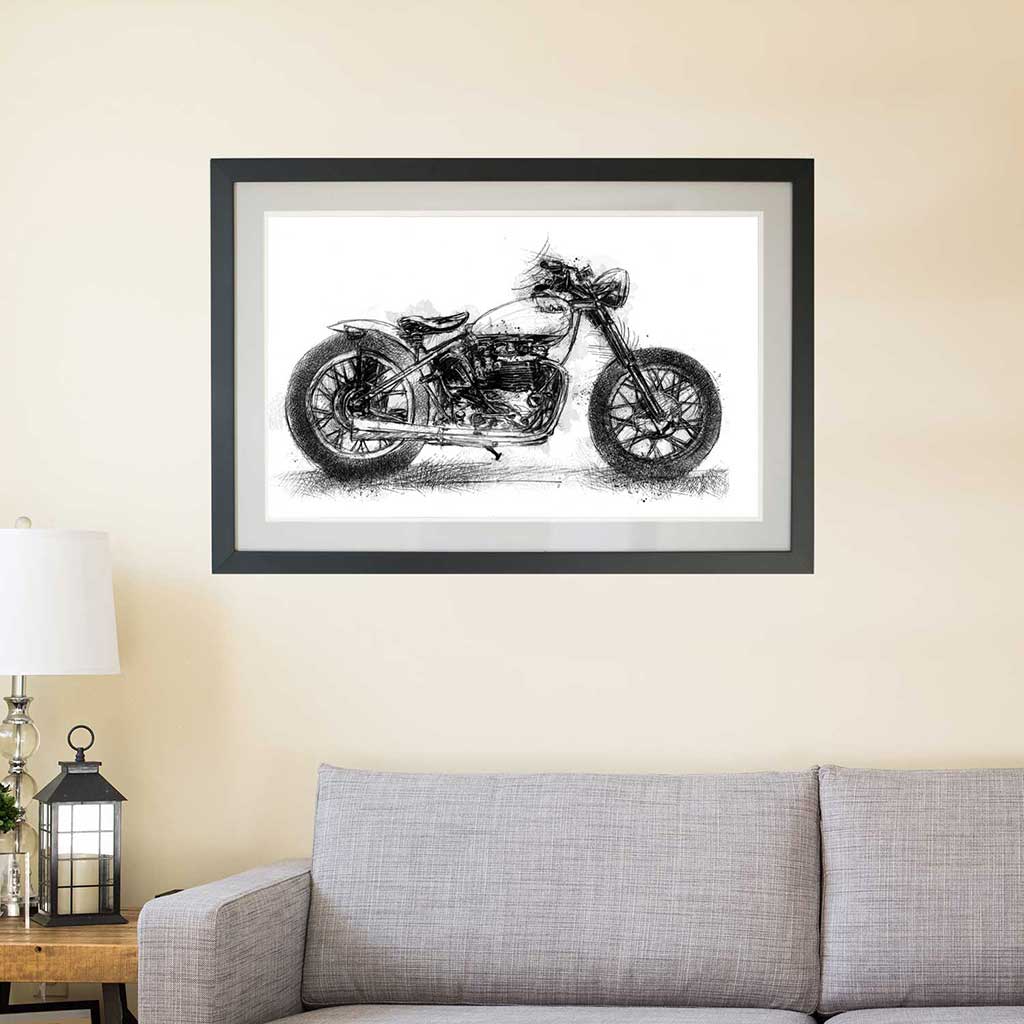 Triumph motorbike