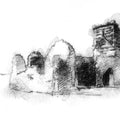 Knowlton church ruin