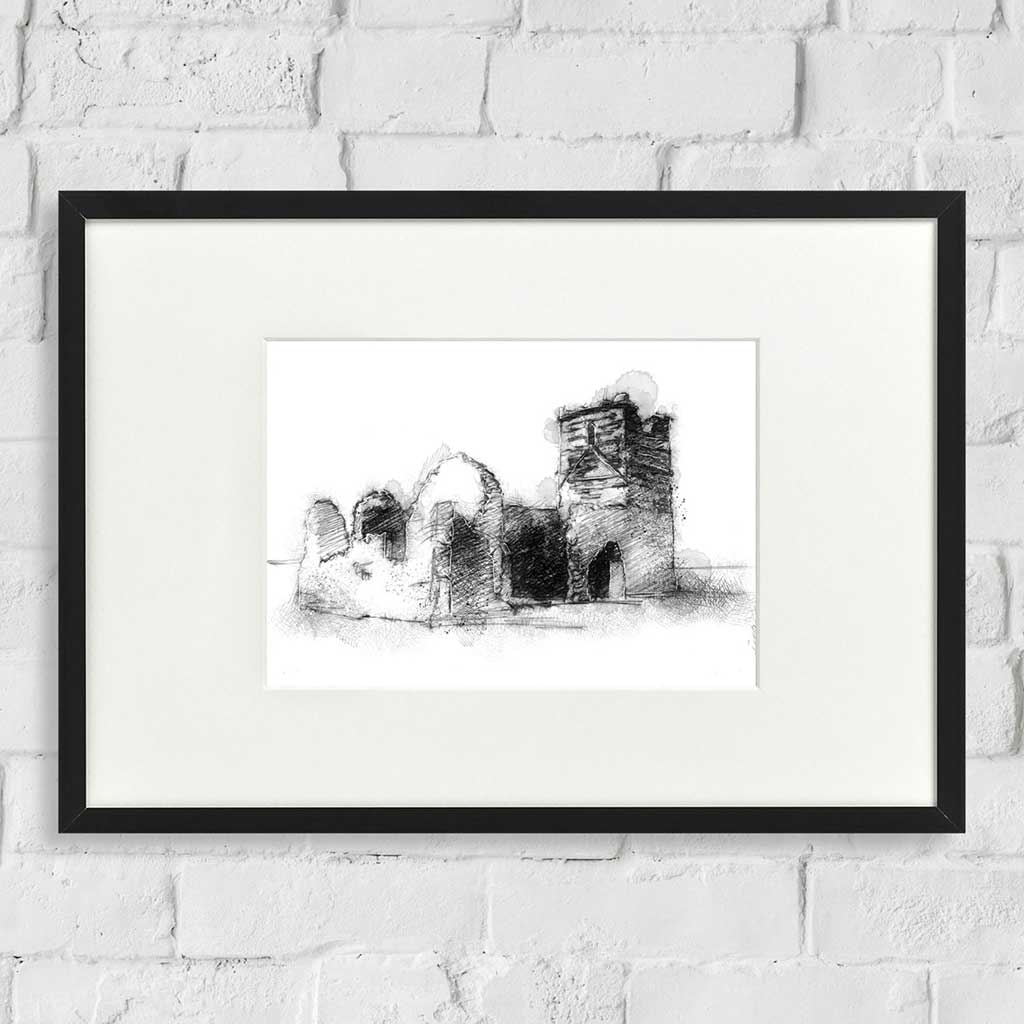 Knowlton church ruin