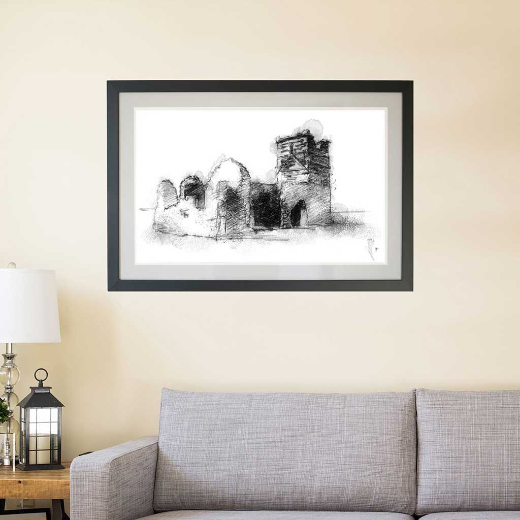 Knowlton church ruin