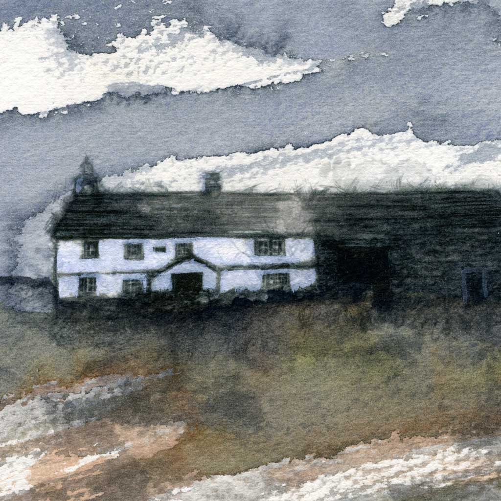 White Cottage - Colour Sketch