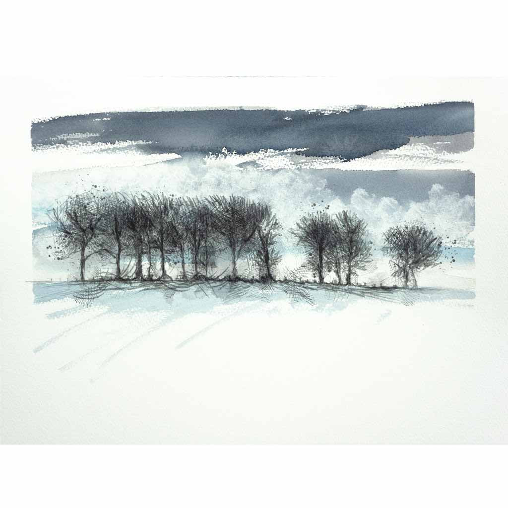 Winter treeline