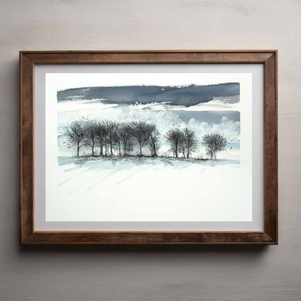 Winter treeline