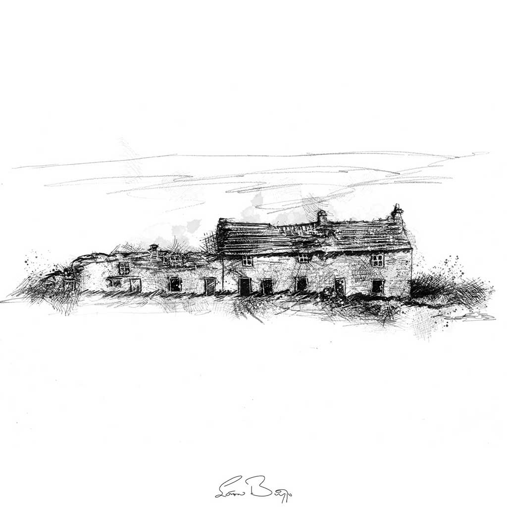 Wolf clough farm ruin
