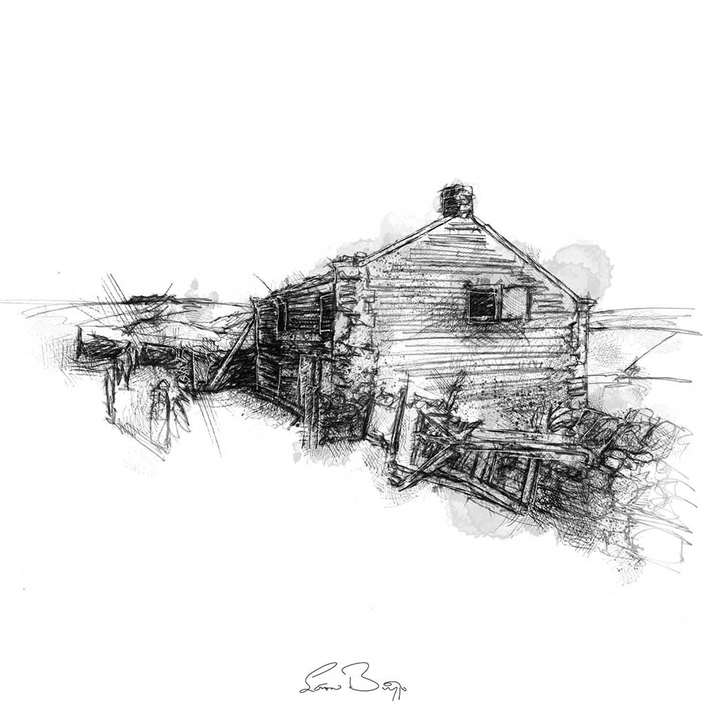 Yorkshire farm ruin