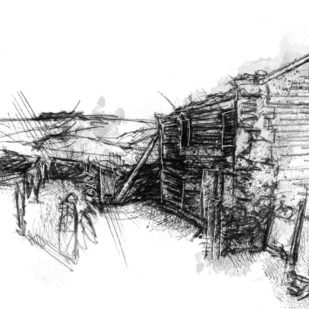 Yorkshire farm ruin