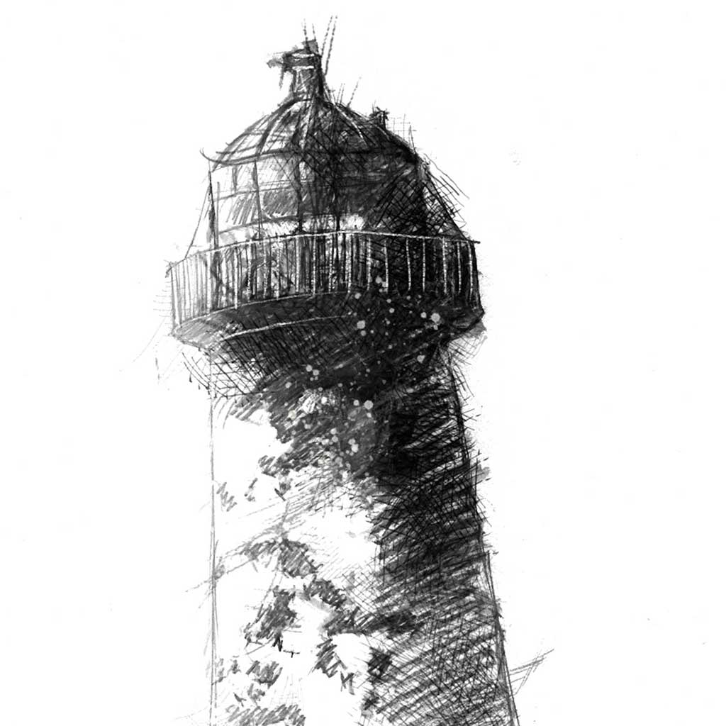 Lighthouse Talacre sketch | SeanBriggs