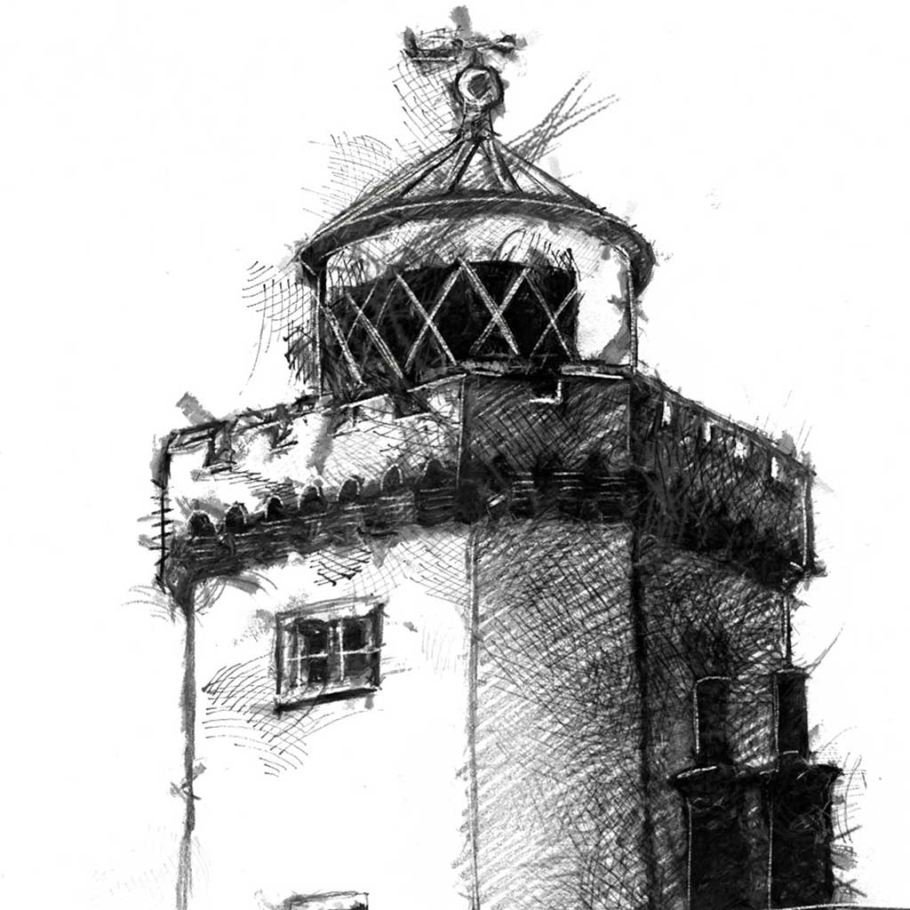 Original Foreland lighthouse sketch | SeanBriggs