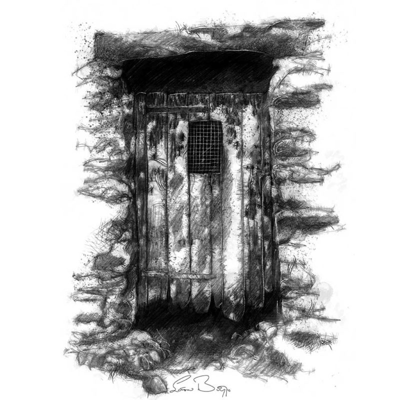 Original Old farm door sketch | SeanBriggs