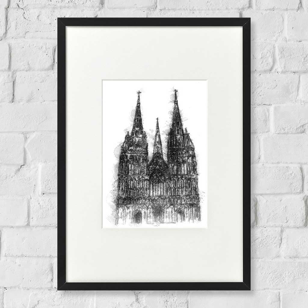 Original Lichfield cathedral sketch | SeanBriggs