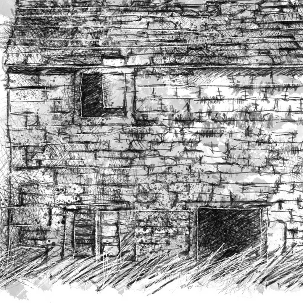 Yorkshire farm ruin sketch | SeanBriggs