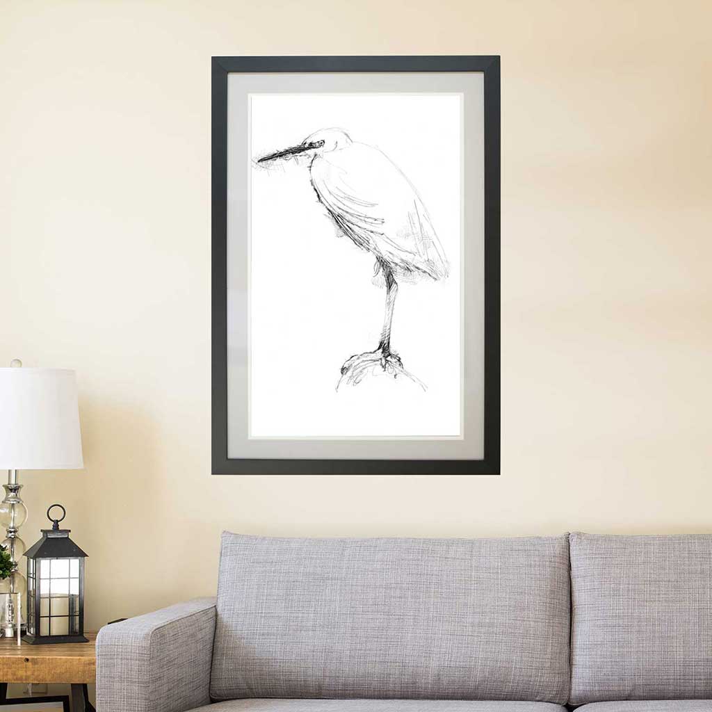 Little egret sketch | SeanBriggs